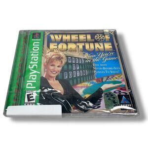 Vintage PS1 Wheel of Fortune Game Puzzles Greatest Hits Playstation 1 Sealed New